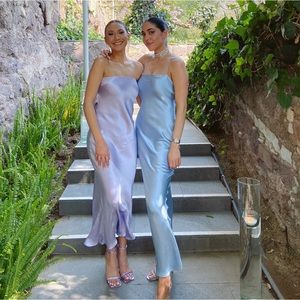 BEC & BRIDGE - LORELAI TIE MAXI - SKY BLUE